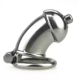 Built-in Lock Chastity Cage With Penis Plug