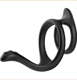 Dog Tail Silicone Cock Ring