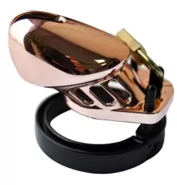 Rose Gold Male Chastity Cage