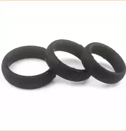 Thick 3 C-Ring Set - Stretchy Silicone