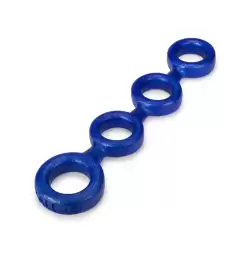 Oxballs 4-Ball Cock Ring With 3 Ballstretcher O/S