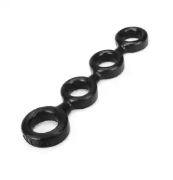 Oxballs 4-Ball Cock Ring With 3 Ballstretcher O/S