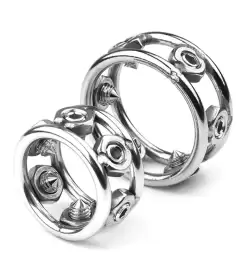 BDStyle Mens Heavy Cock Rings With 6 Spikes