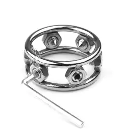 BDStyle Mens Heavy Cock Rings With 6 Spikes