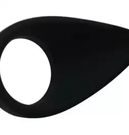 Silicone Tear Drop Cock Ring Black