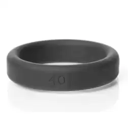 Boneyard Silicone Ring Black 35MM