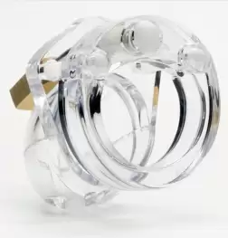 CB Mini Me Clear - Male Chastity Cock Cage Kit