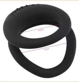 Dual Penis Ring For Men