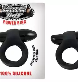 Mack Tuff Power Vibrating Cock Ring Black