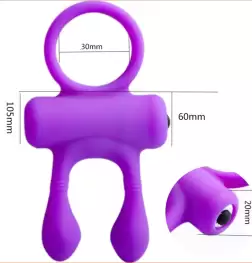 Rabbit Silicone Cockring