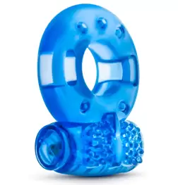 Stay Hard Vibrating Cock Rings 2 Pack Blue