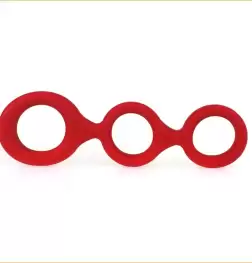 X-MEN Liquid Silicone Three Ring Cock Ring