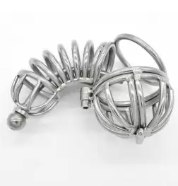 Ultimate Cock and Ball Cage Short with Urethral Sound