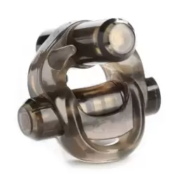 Crossbones Running Bull Double Bullet Cock Ring