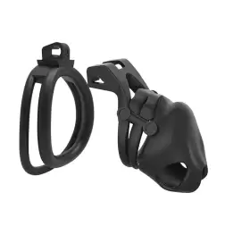 Double Ring Dinosaur Chastity Cage