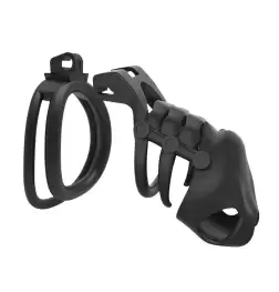 Double Ring Dinosaur Chastity Cage