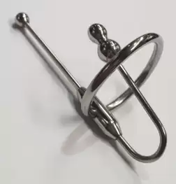 Double Up Steel Penis Plug & Ring