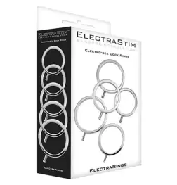 ElectraStim Electro Metal Cock Rings Set of 5