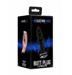 Electroshock Ribbed Butt Plug