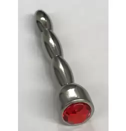 HC Nile Triple Ascending Jewelled Red Penis Plug