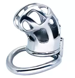 Hex Screw Bent Cock Lock Steel Cock Cage