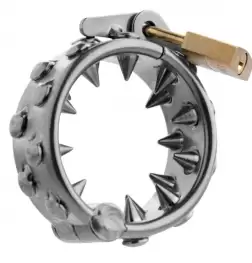 Impaler Locking CBT Ring with Spikes