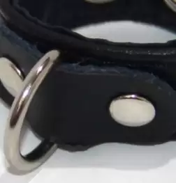 Strappy Cock Ring Leather 2 Speed