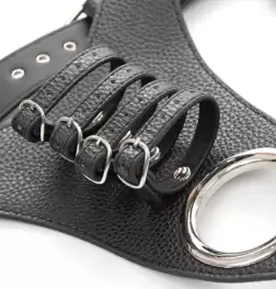 Strict Leather Harness with 4 Penile Straps