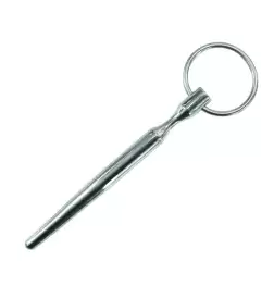 Urethral Stretching Solid Penis Plug With Glans Ring