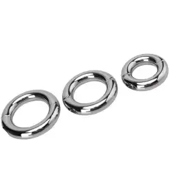 Loopy Smooth Steel Cock Ring