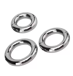 Loopy Smooth Steel Cock Ring