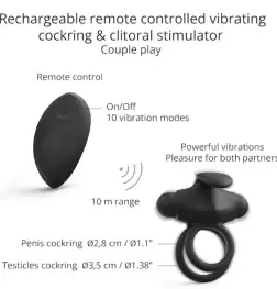 LOVE TO LOVE Mr and Mrs Vibrating Cock Ring