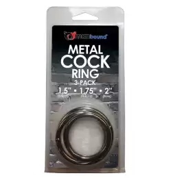 Manbound Cock Rings 3 Pack Metal