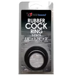 Manbound Cock Rings 3 Pack Rubber