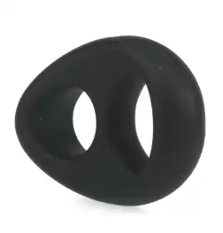 Soft Silicone Double Hole Cock Ring