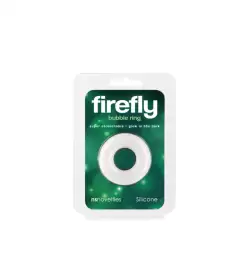 NS Novelties Firefly Stretchy Bubble Ring White