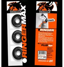 Oxballs Ringer Max 3 Pc Mens Cockring Set