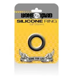 Boneyard Silicone Ring Black 40MM