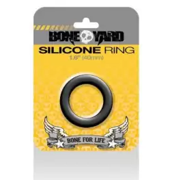 Boneyard Silicone Ring Black 35MM