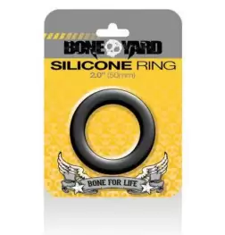 Boneyard Silicone Ring Black 40MM