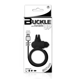 Buckle Up USB Silicone Rabbit Cockring