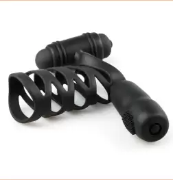 Double Motor Silicone Cock Ring