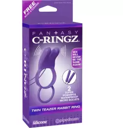 Fantasy C-Ringz Twin Teazer Rabbit Ring