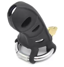 Silicone Male Chastity Device Medium