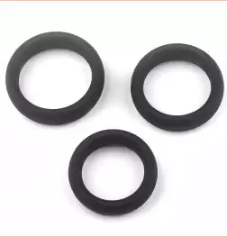 Thick 3 C-Ring Set - Stretchy Silicone