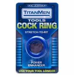 TitanMen Tools Cock Ring Blue