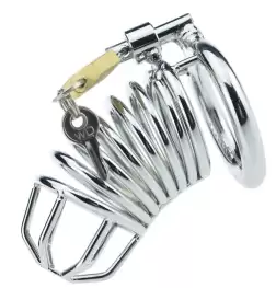 Ridem Tiger Silver Male Chastity Device