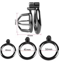 Ridem Tiger Black Male Chastity Device by BDStyle