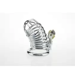 Ridem Tiger Silver Male Chastity Device