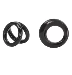 Double Loops Silicone Cockrings Set